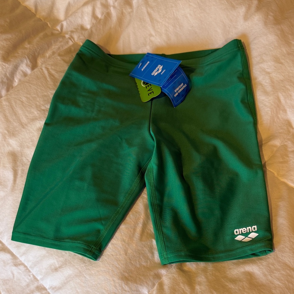 Arena Boys' Green Swim Jammers - Arena